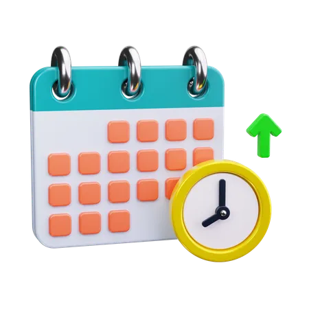 Time Management  3D Icon