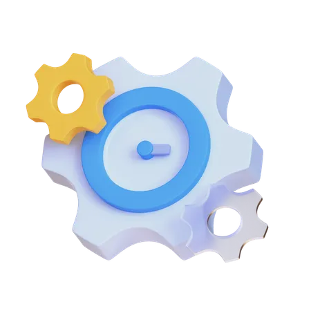Time Management  3D Icon