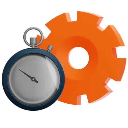 Time Management  3D Icon