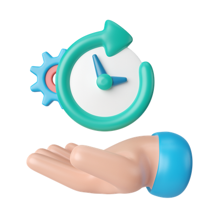 Time Management  3D Icon