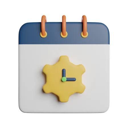 Time Management  3D Icon