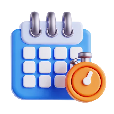 Time Management  3D Icon