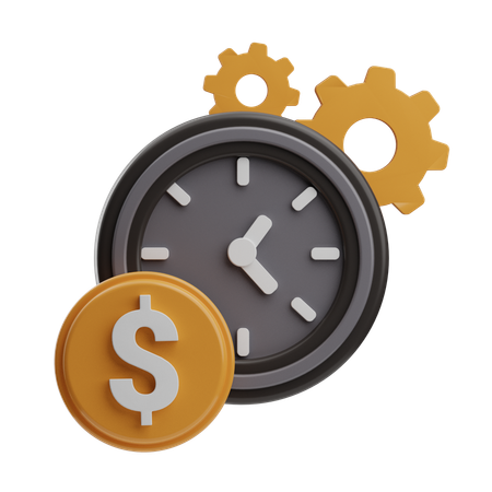 Time Management  3D Icon