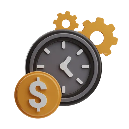 Time Management  3D Icon