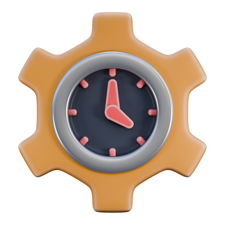 Time Management  3D Icon