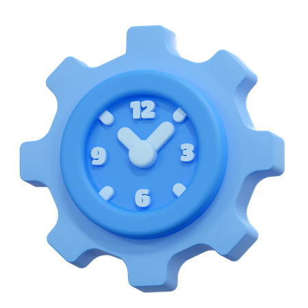 Time management  3D Icon