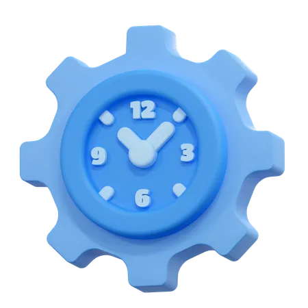 Time management  3D Icon