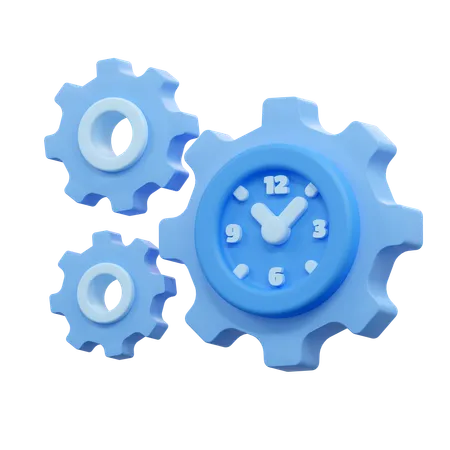 Time management  3D Icon