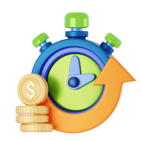 Time Management  3D Icon