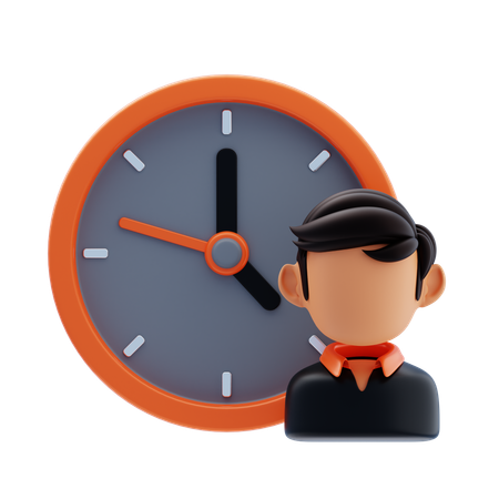 Time Management  3D Icon