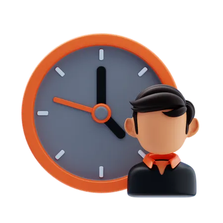 Time Management  3D Icon