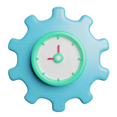 Time Management  3D Icon