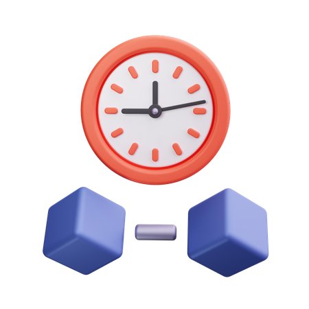 Time Management  3D Icon