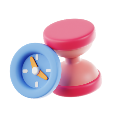 Time Management  3D Icon