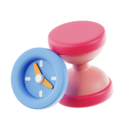 Time Management  3D Icon