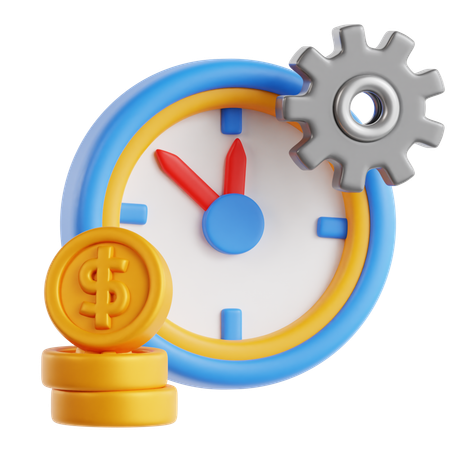 Time Management  3D Icon