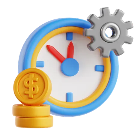 Time Management  3D Icon