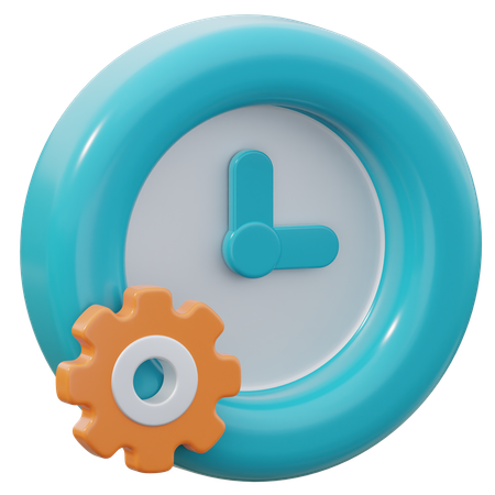 Time Management  3D Icon