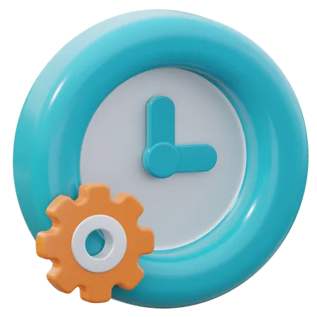 Time Management  3D Icon