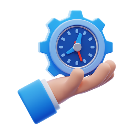 Time Management  3D Icon