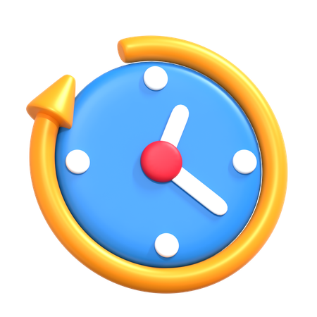 Time Management  3D Icon