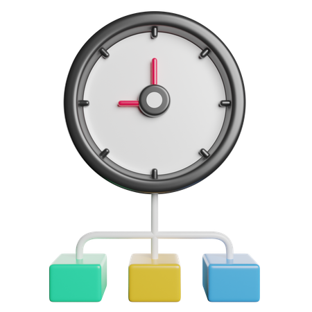 Time Management  3D Icon