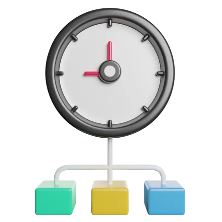 Time Management  3D Icon