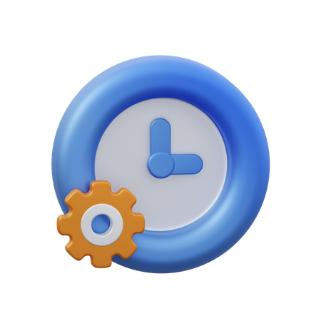 Time Management  3D Icon