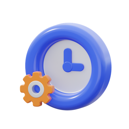 Time Management  3D Icon