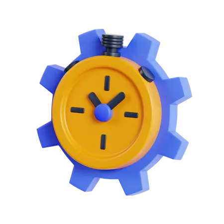 Time Management  3D Icon