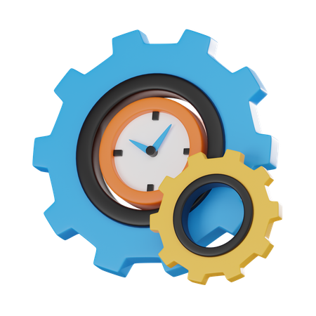 Time Management  3D Icon