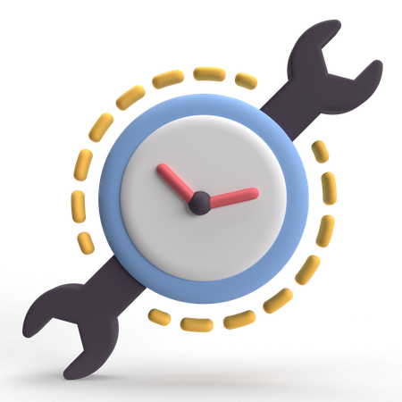 Time Management  3D Icon