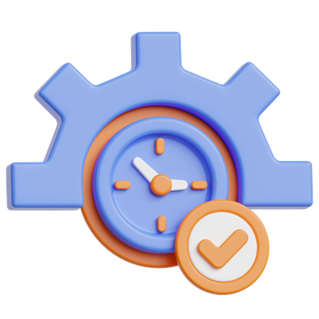 Time Management  3D Icon