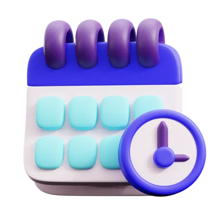 Time Management  3D Icon