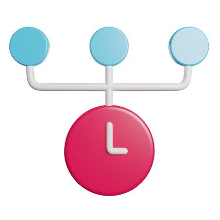 Time Management  3D Icon