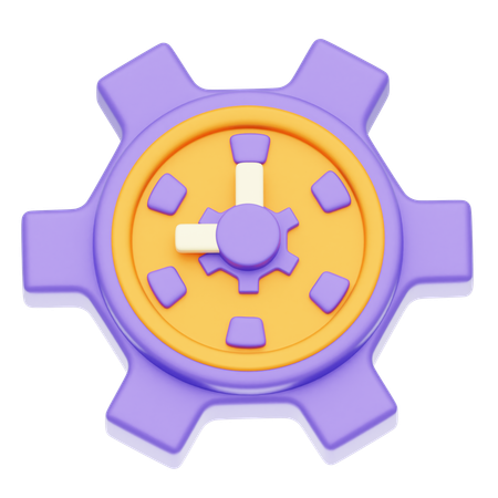 Time Management  3D Icon