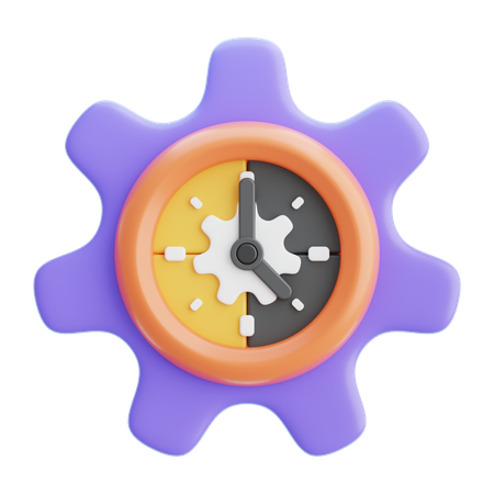 Time Management  3D Icon