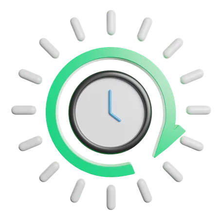 Time Management  3D Icon