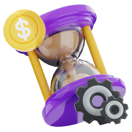 Time Management  3D Icon