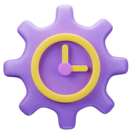 Time Management  3D Icon