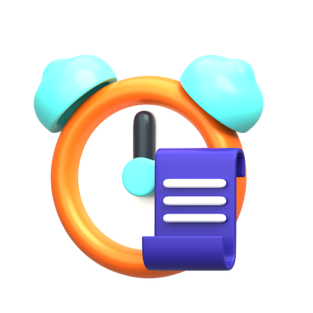 Time Management  3D Icon