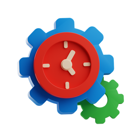 Time Management  3D Icon