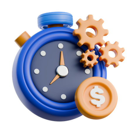 Time Management  3D Icon