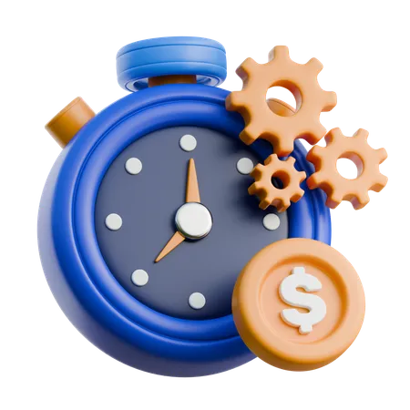 Time Management  3D Icon