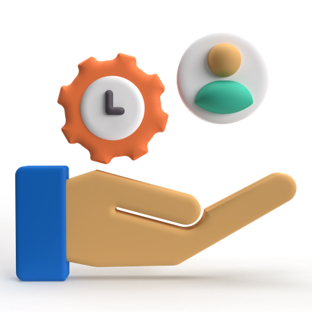 Time Management  3D Icon