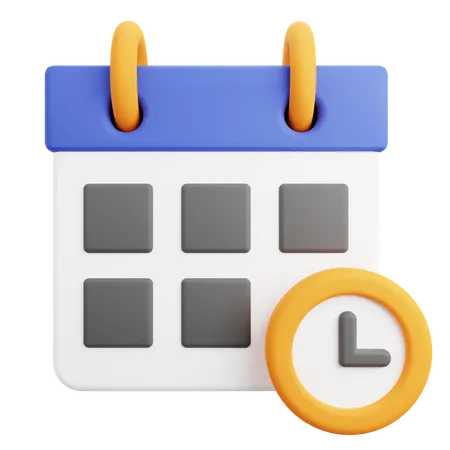 Time Management  3D Icon