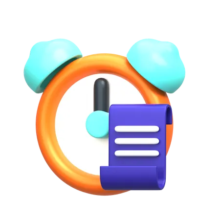 Time Management  3D Icon