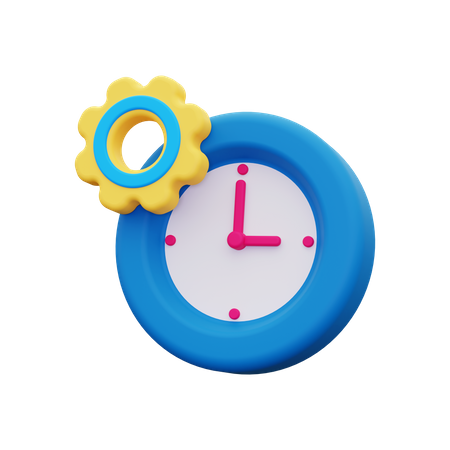 Time Management  3D Icon