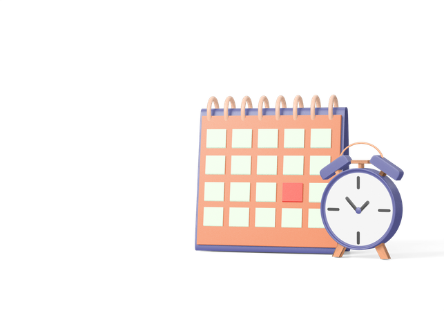 Time Management  3D Icon