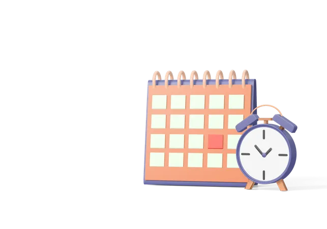 Time Management  3D Icon